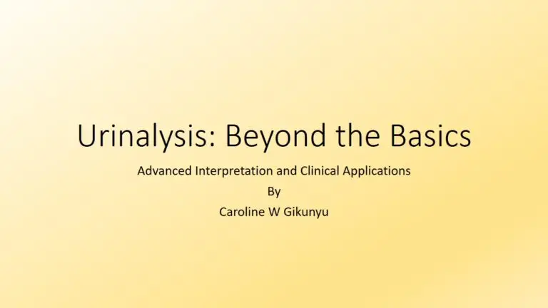 FlashCards: Urinalysis: Beyond the Basics (2 CPD)