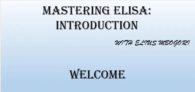 Video: Mastering Elisa (3 CPD)