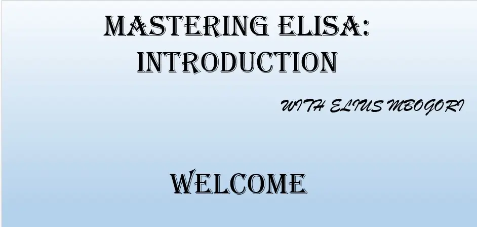 Video: Mastering Elisa (3 CPD)