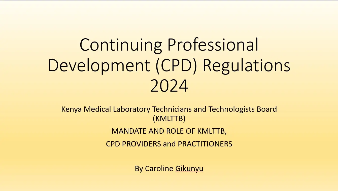 PowerPoint: Continuing Professional Development (CPD) Regulations 2024