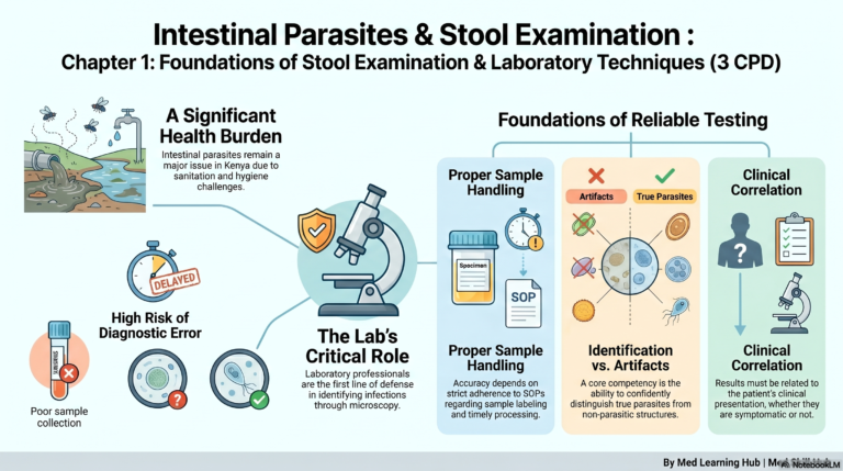 Intestinal Parasites & Stool Examination : Chapter 1: Foundations of Stool Examination & Laboratory Techniques (3 CPD)
