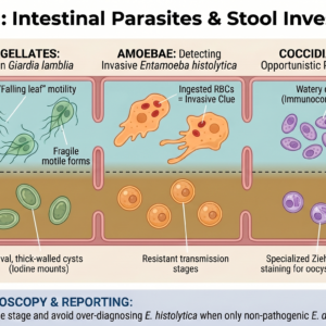 Intestinal Parasites & Stool Examination : Chapter 2: Intestinal Protozoa: Powerpoint 2026 (3 CPD)