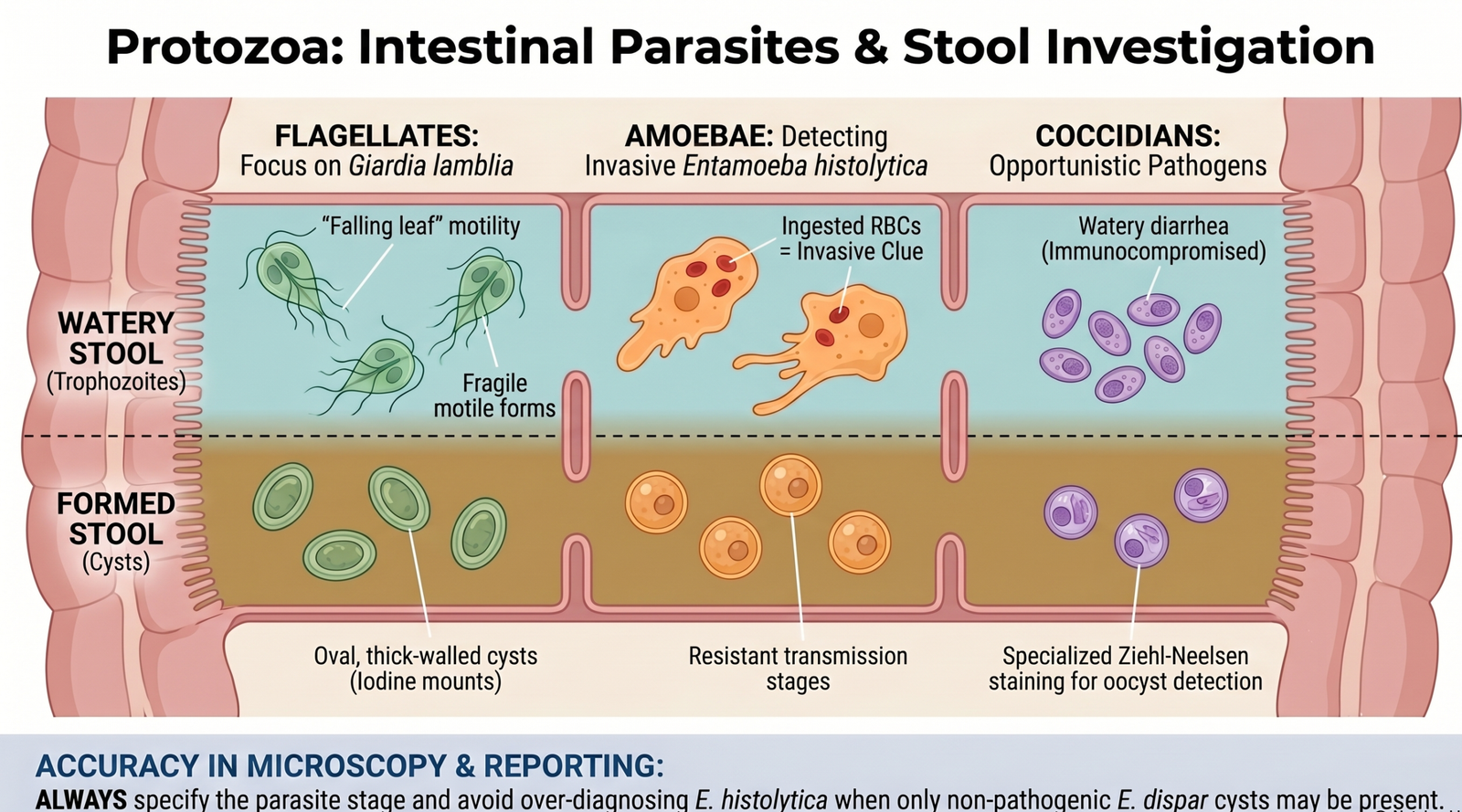 Intestinal Parasites & Stool Examination : Chapter 2: Intestinal Protozoa: Powerpoint 2026 (3 CPD)